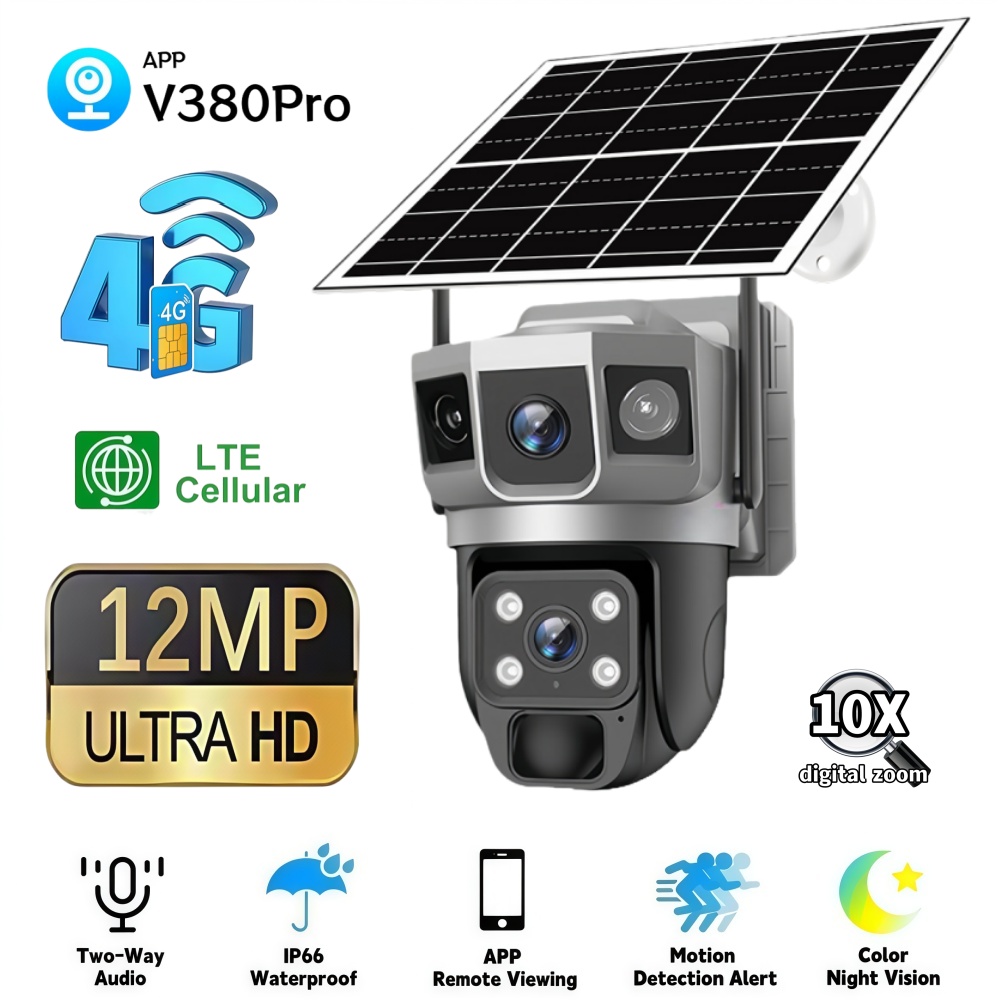 Home Security Ultimate - 4G Camera Outdoor Solar Surveillance Camera