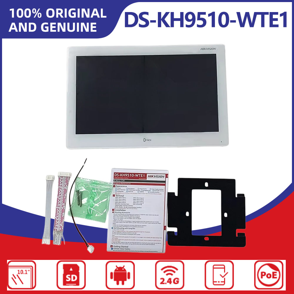Home Security Hikvision - Hikvision DS-KH9510-WTE1(B) 10.1