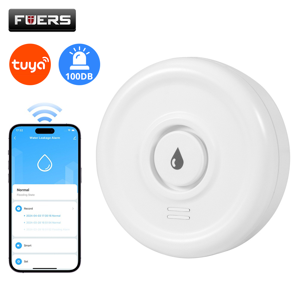 Home Security Tools - Fuers Water Leakage Detector Smart Home