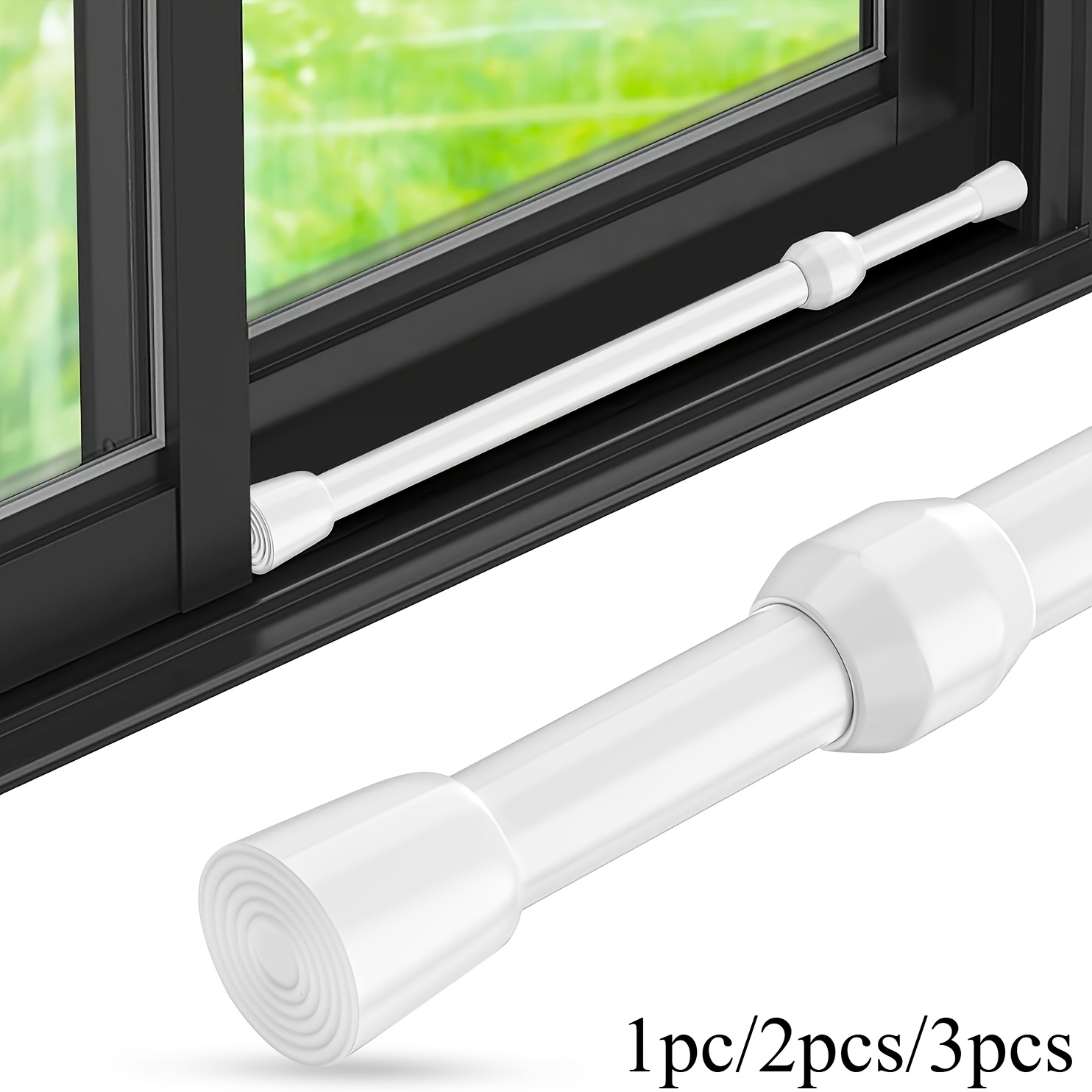Home Security Door Reinforcement Lock - Adjustable Safety Ba Polished Metal Adjustable