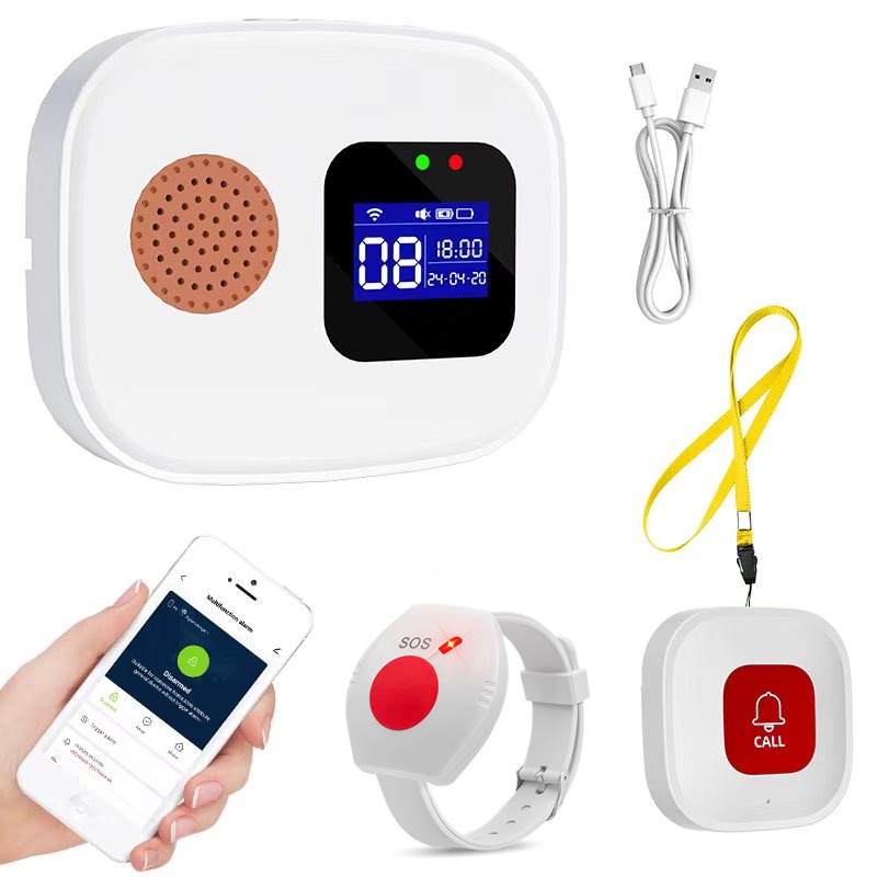 Home Security Upgrades - Emergency Call Button for Seniors, Tuya