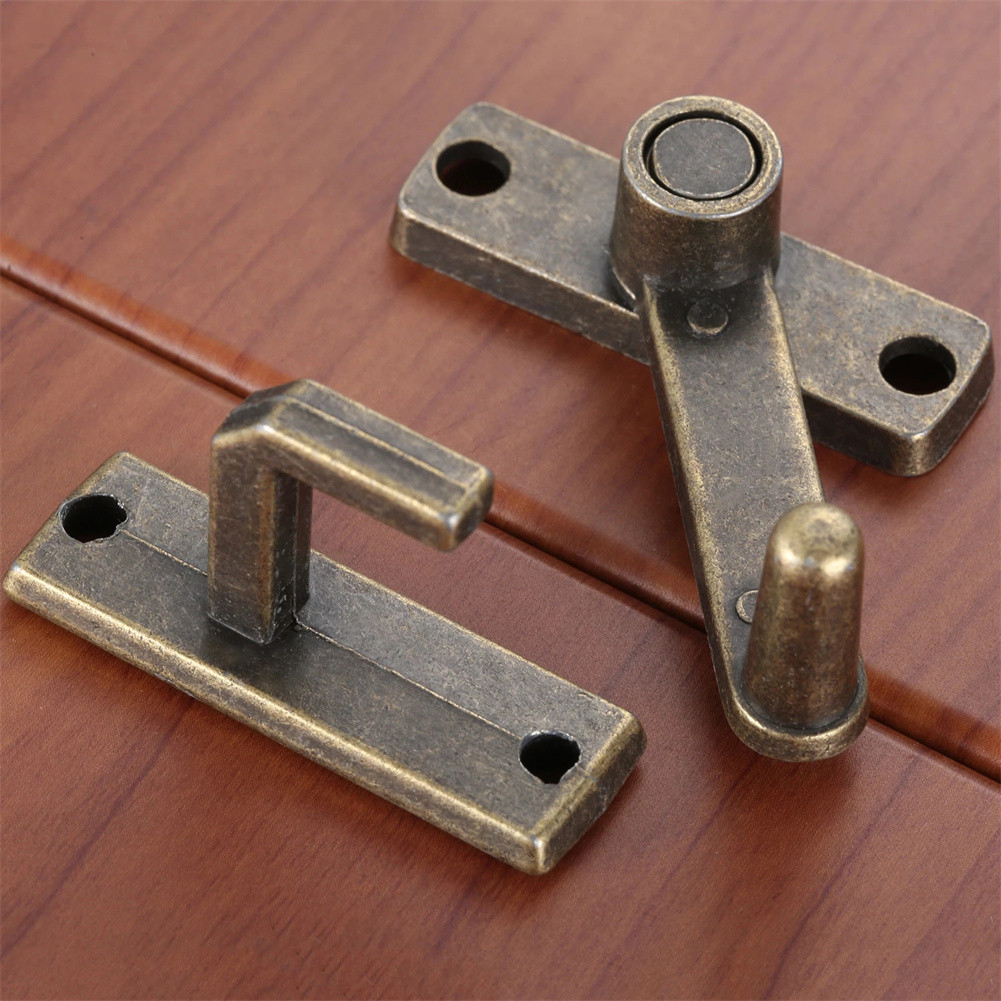 Door Chain Guard - 1set Bronze Sliding Window Door Lock