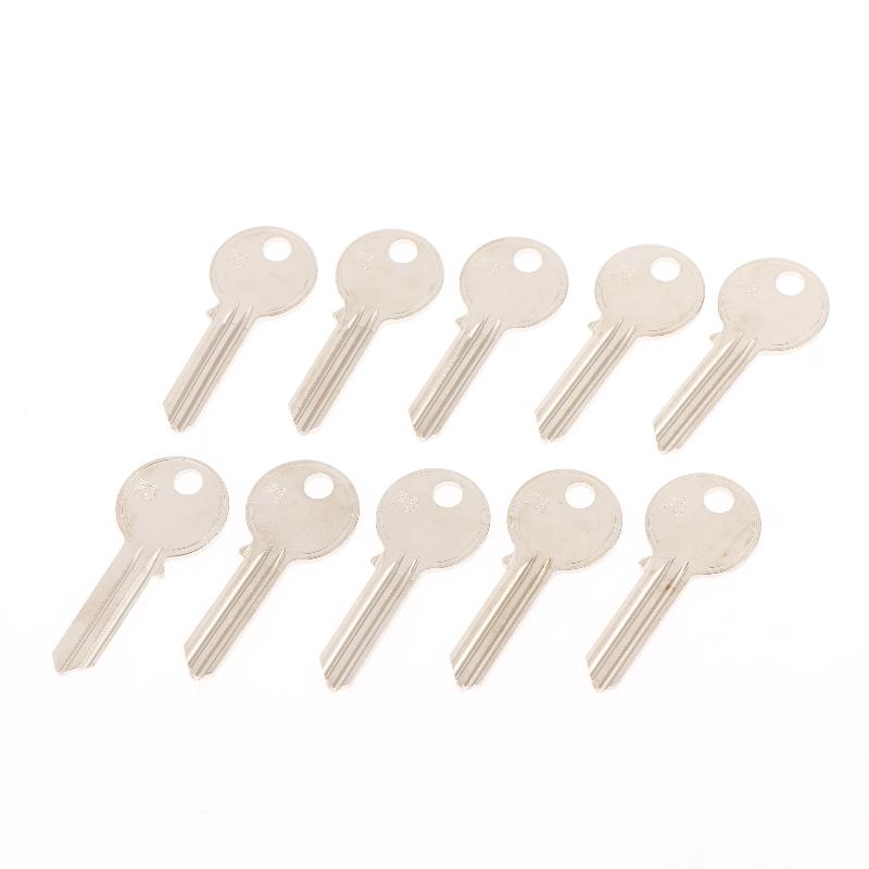 Home Security Door - 10Pcs F3 Double Slot Key Blanks