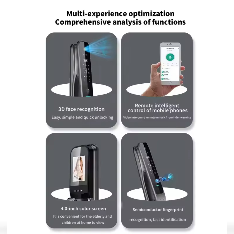 HX5 Smart Door Lock 3D Face Re - Home Security Door review and price