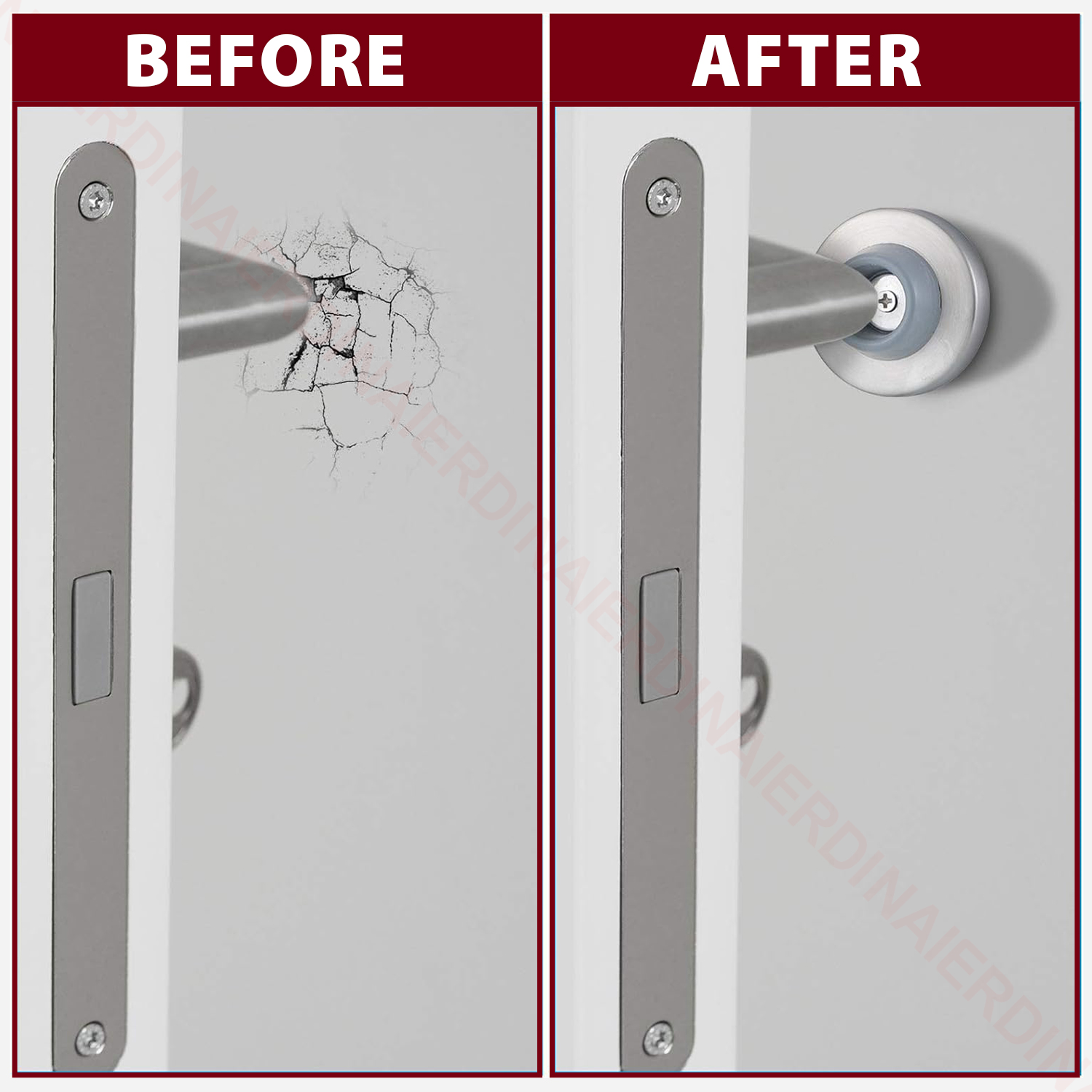 NAIERDI Rubber Door Stops Conc - Door Chain Guard review and price