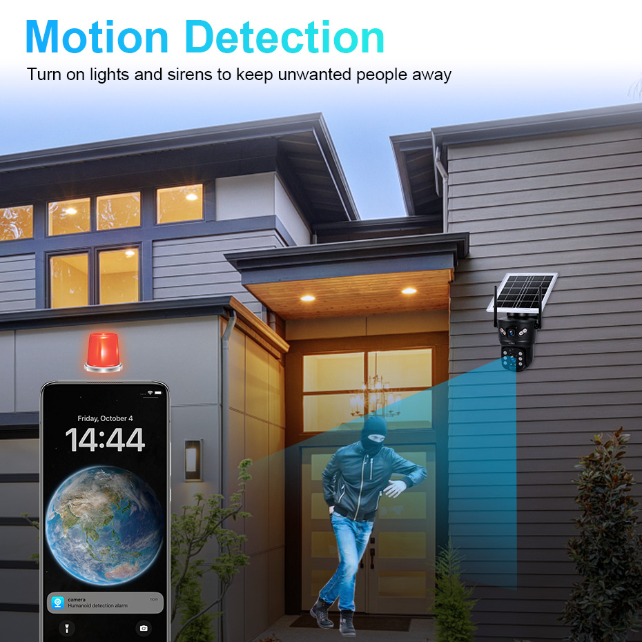 KERUI 6MP 4G SIM WiFi Solar Ca - Home Security Ultimate review and price
