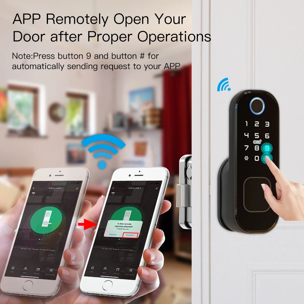 MOES WiFi Tuya Smart Lock Door - Home Security Upgrades review and price