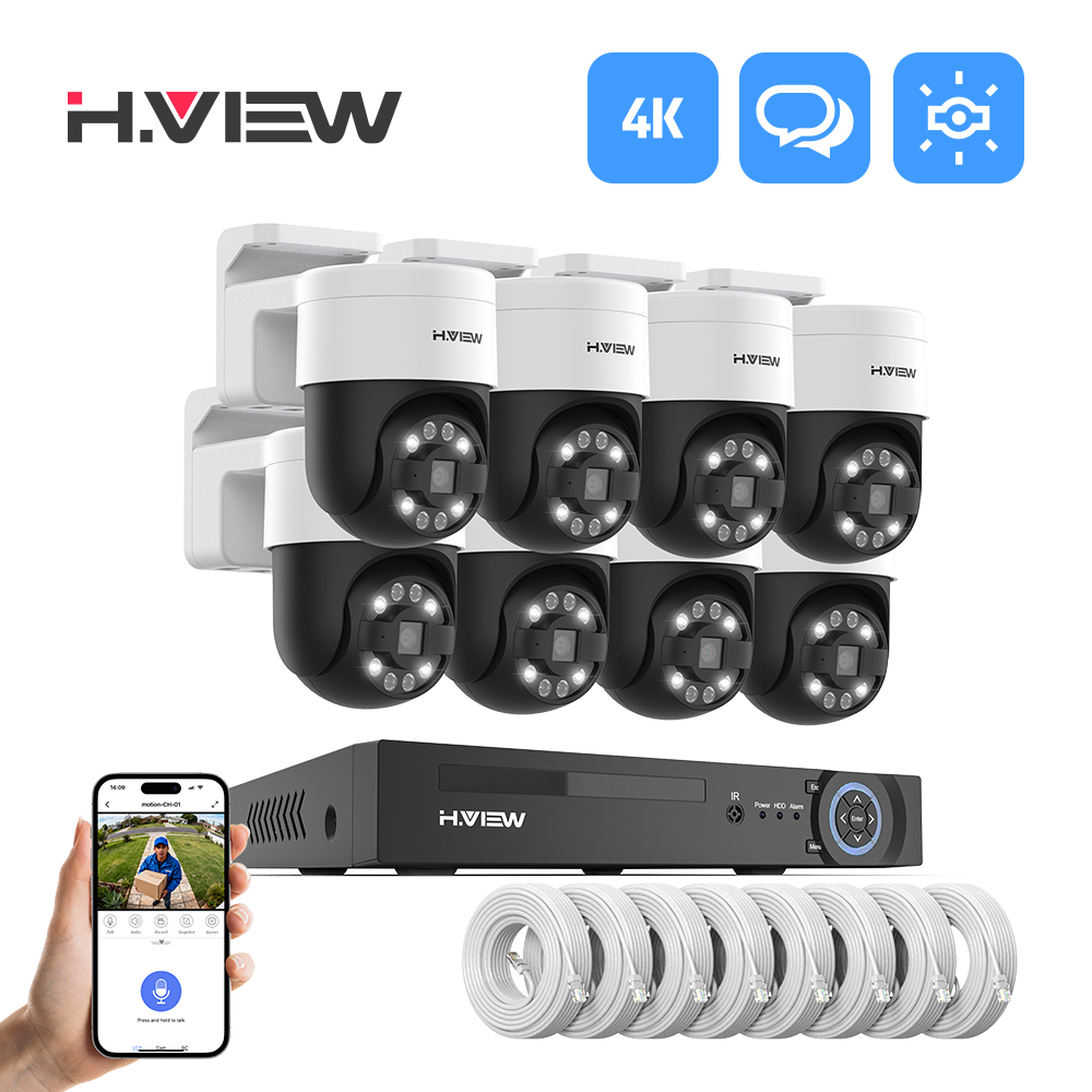 H.view 8Ch 4K 5MP 8MP Cctv Sec - Home Security Ultimate review and price