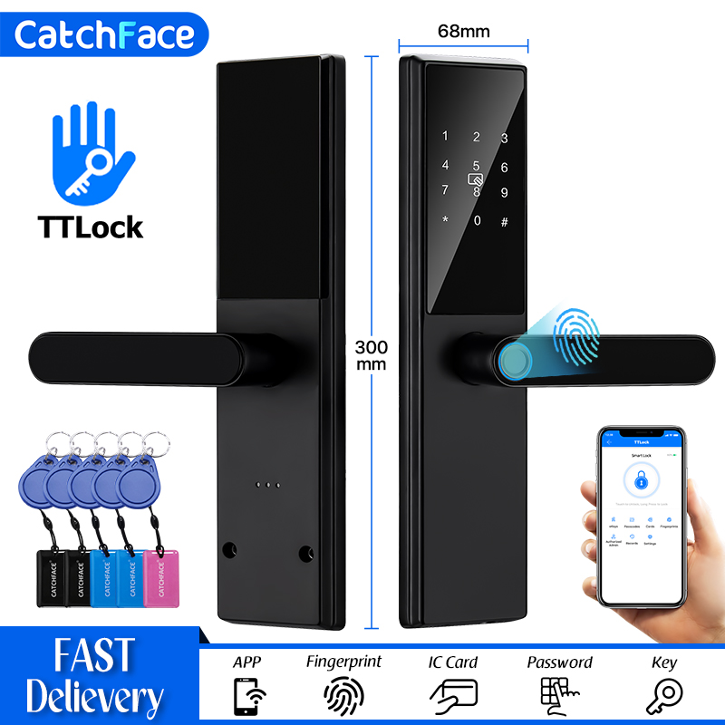 Bluetooth Fingerprint Door Loc - Home Security Door Reinforcement Lock review and price