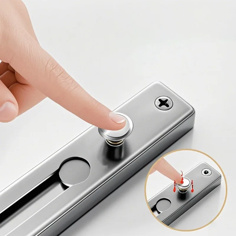 No Drill Stainless Steel Secur - Door Chain Guard review and price