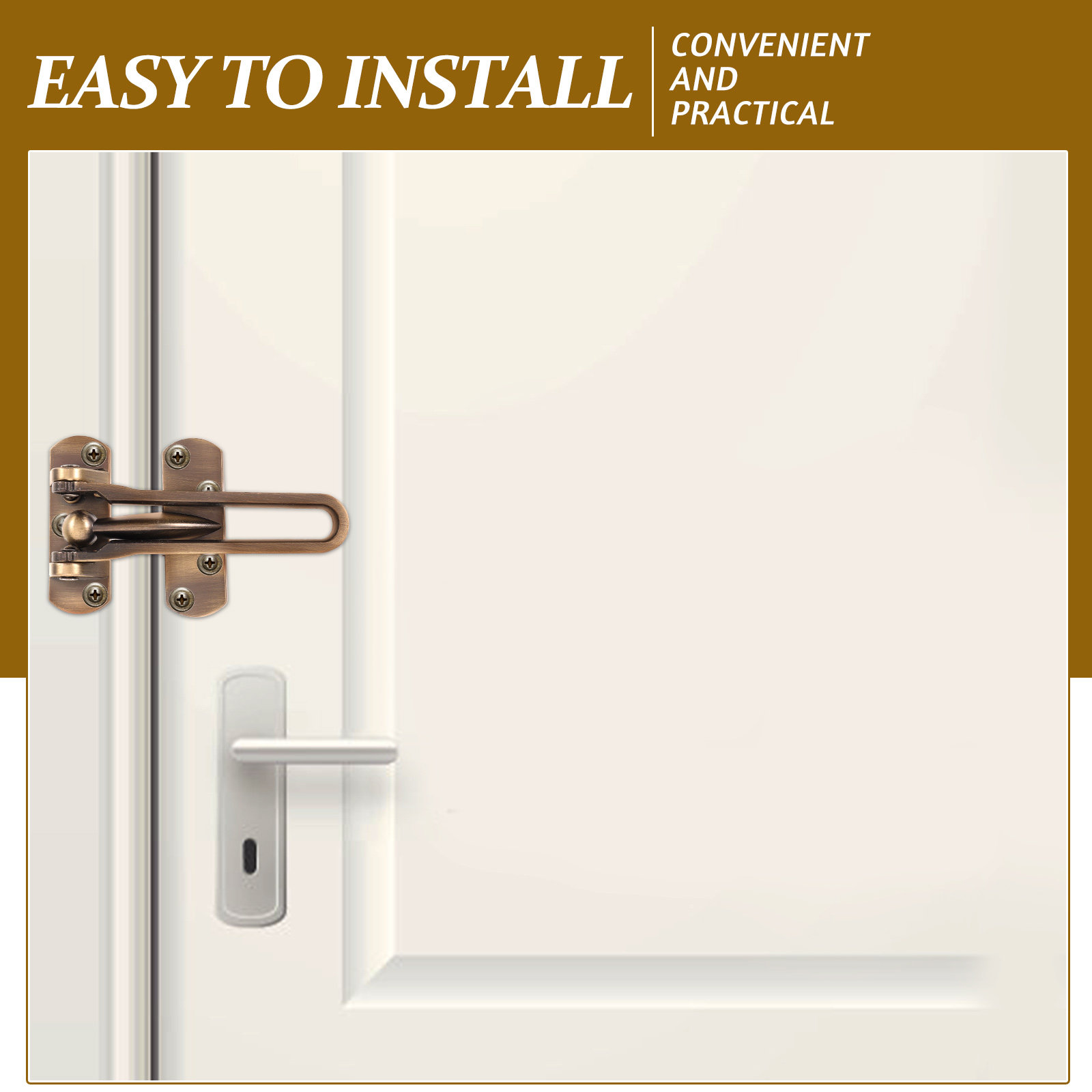 Front Door Security Lock Reinf - Home Security Door Reinforcement Lock review and price