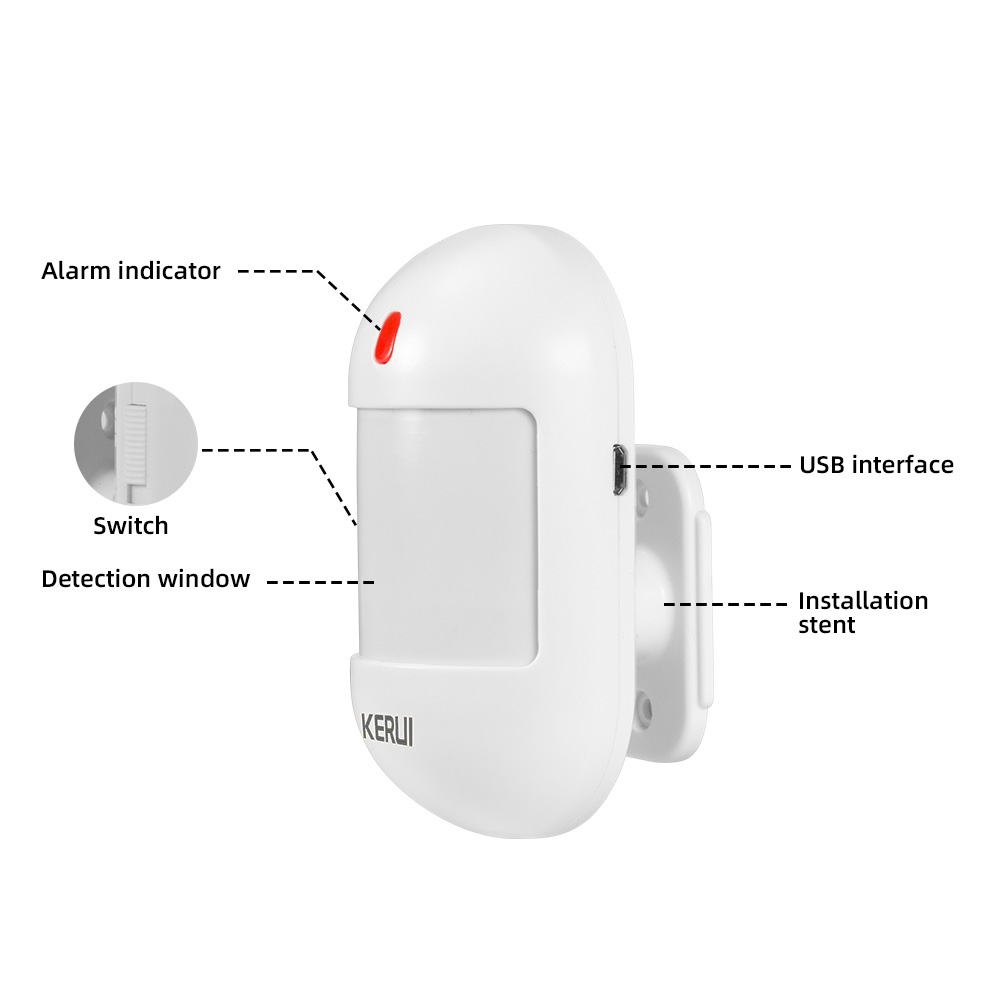 KERUI Wireless PIR Motion Sens - Home Security Battery review and price