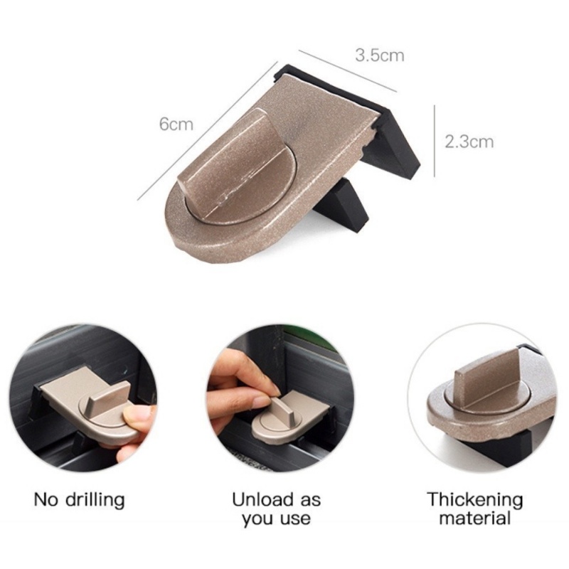 4 Sets Sliding Sash Stopper Ca - Home Security Door Reinforcement Lock review and price