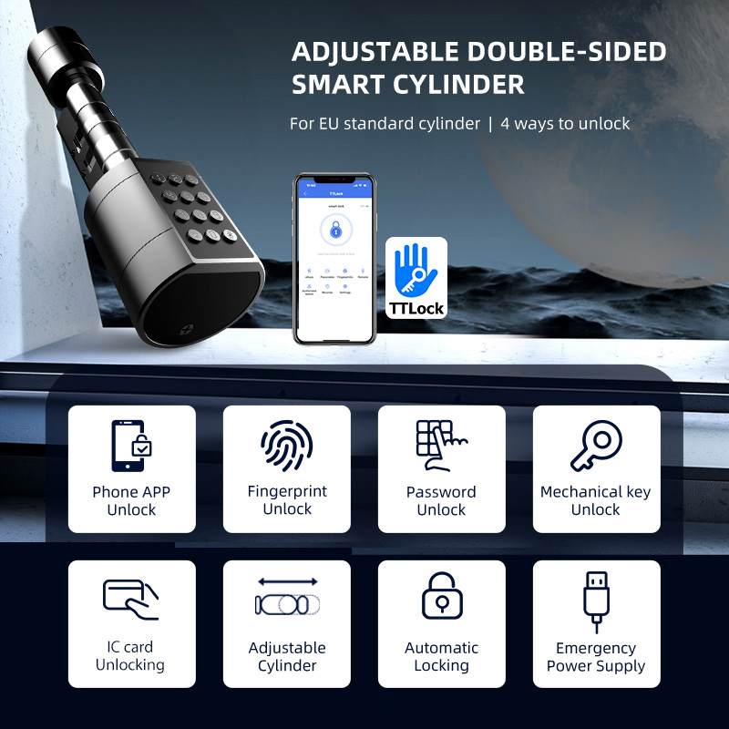 Smart Euro Cylindrical Door Lo - Home Security Upgrades review and price