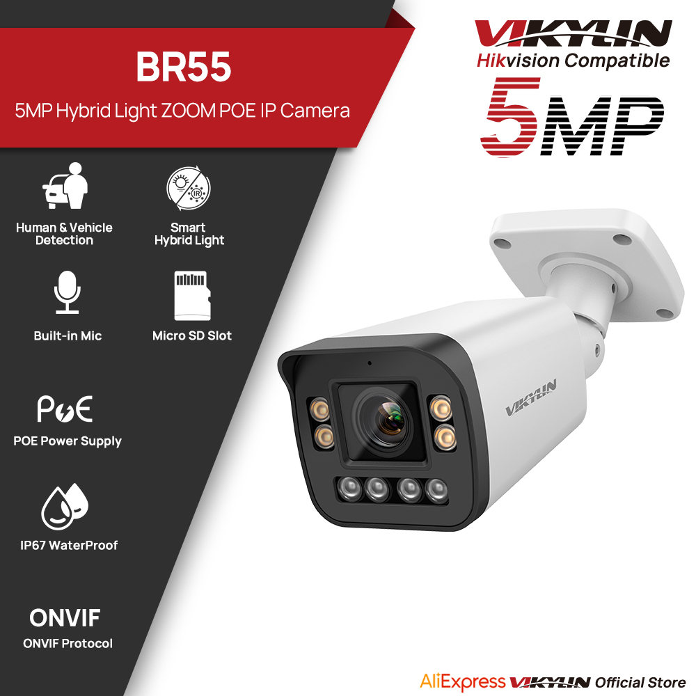VIKYLIN 5MP 5X Zoom Bullet IP  - Home Security Hikvision review and price