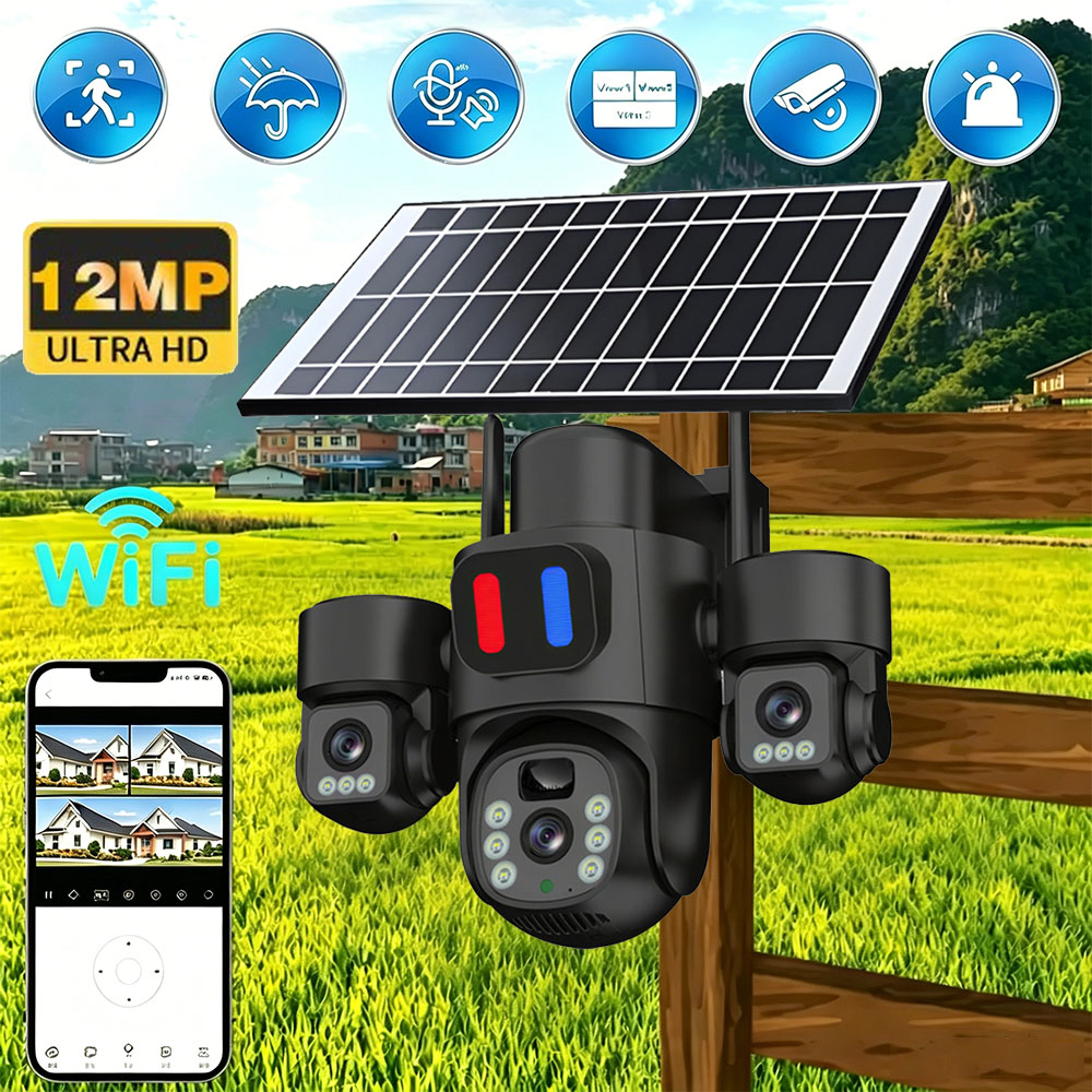 Solar WiFi PTZ Camera Outdoor  - Home Security Ultimate review and price