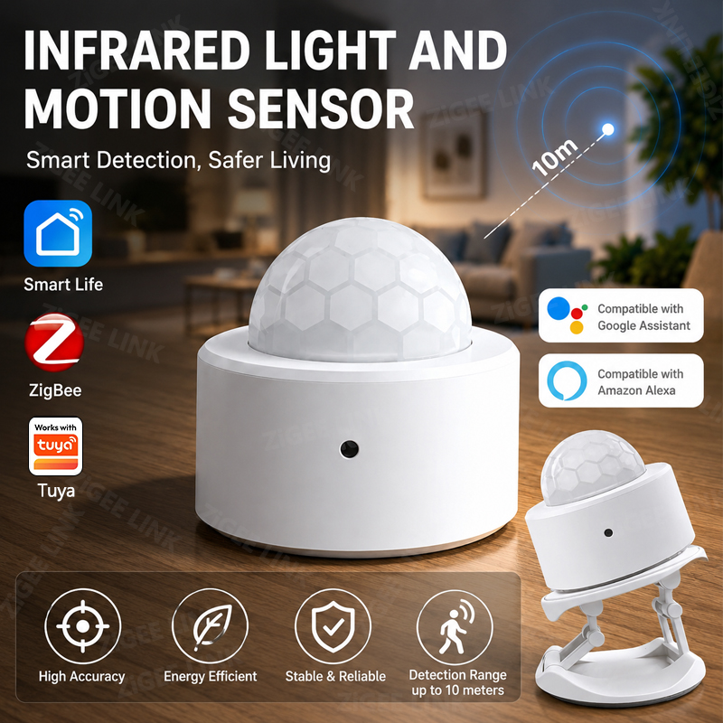 ZigBee 3.0 PIR Motion Sensor W - Home Security Tools review and price