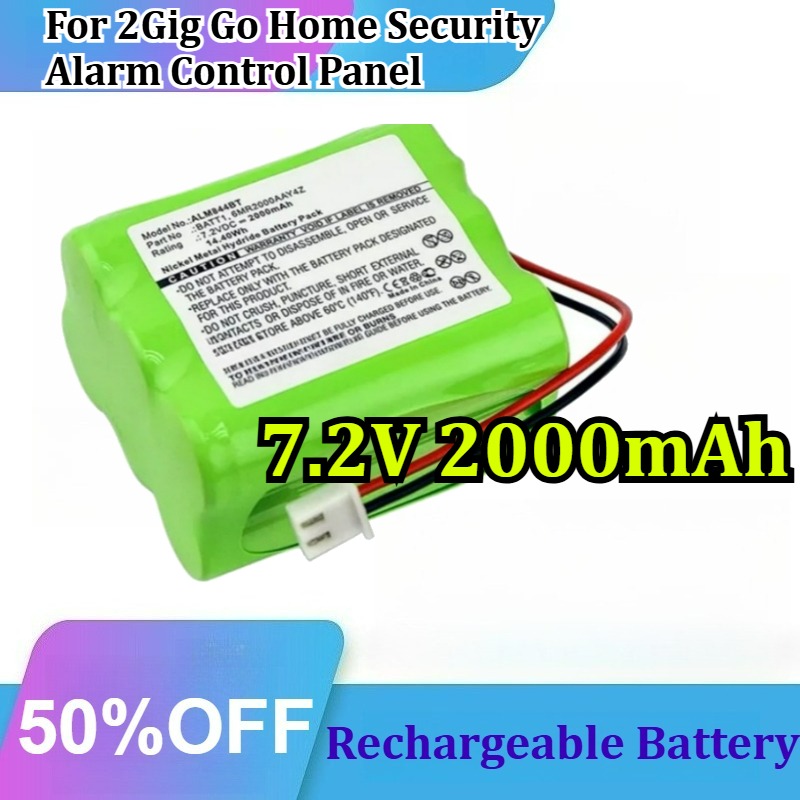7.2V 2000mAh Ni-MH for 2Gig Go - Home Security Battery Replacement review and price